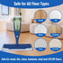 12 Pack Microfiber Cleaning Pads Compatible with All Bona Mops, Washable and Reusable for Hardwood Floors