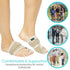 Vive Bunion Brace (Pair) - Big Toe Corrector with Splint for Joint Pain Relief, Orthopedic Sleeve Support
