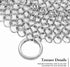 AMAGABELI GARDEN & HOME 7”x7” Cast Iron Cleaner - 316 Stainless Steel Scrubber Chain Mail for Pans & Dutch Ovens