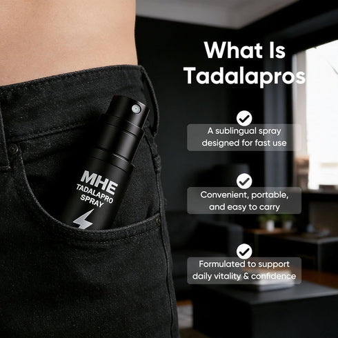 HABOHUSE TadalaPro Spray Desensitized Spray for Men, Delay Sprayer for Long Last Men, Supports Comfort & Confidence