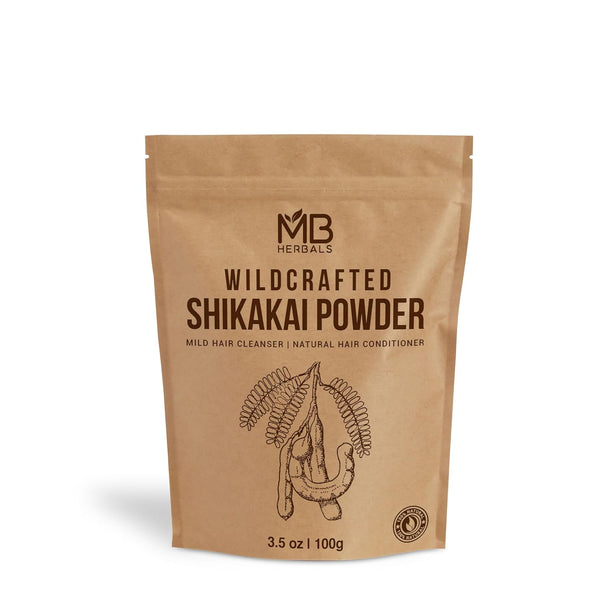MB Herbals Pure Shikakai Powder 100g | 3.5 Oz Natural Hair Cleanser & Conditioner