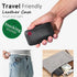 Manicure Set 9 in 1 Stainless Steel - Nail Clippers, Scissors, Pedicure Tools Kit with Black/Red Leather Case