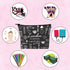 London Travel Gift Zipper Pouch Makeup Bag, London City Skyline, London Is Always A Good Idea (BLK-London)