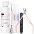 Makartt Cuticle Remover Kit, Nail Care Kit with Cuticle Oil Pen, Trimmer, Nail File & Remover Liquid