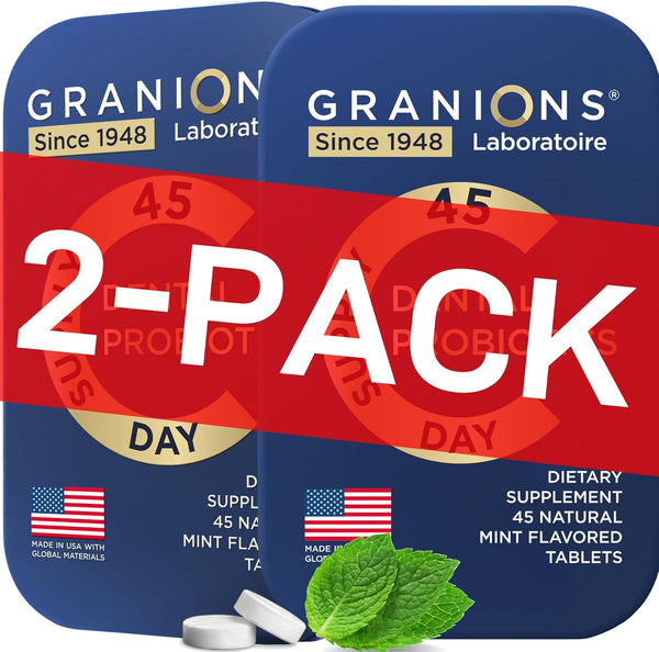 Oral Probiotic Mints, 3 Billion CFU for Dental Probiotics, Best Breath Freshener with Lactobacillus Salivarius