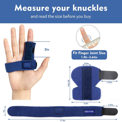 Trigger Finger Splint, Adjustable Finger Support Brace, Bonus Fastening Tape for Alleviating Finger Locking