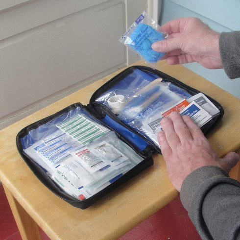First Aid Only FAO-428 All-Purpose Emergency First Aid Kit, 131 Pieces for Home, Car, Travel