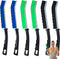 Prelady 6-Pack Hard Bristle Crevice Cleaning Brush, Best Tool for Cleaning Grout, Gaps,