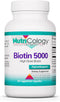 Nutricology Biotin 5000 mcg Supplement, Vitamins for Hair, Skin and Nails, 60 Vegetarian Capsules
