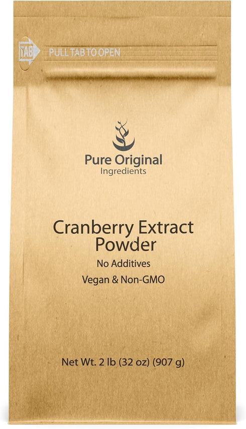 Cranberry Extract by PURE ORIGINAL INGREDIENTS, Gluten-Free, Herbal Supplement, 2 Pound