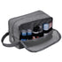 Toiletry Bag for Men, Water Resistant Hanging Dopp Kit, Small Shaving Bag for Traveling (Denim Grey)
