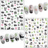 Panda Nail Art Stickers, Holographic Cartoon Bear Self-Adhesive Nail Decals for Women and Girls