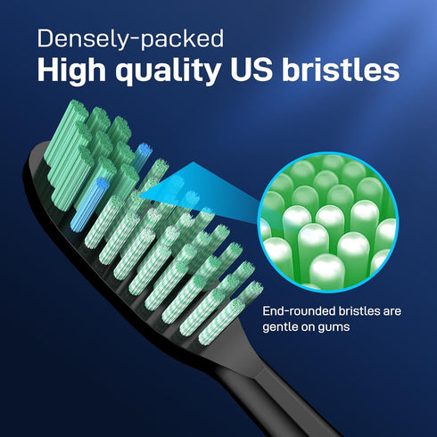 Mcuy Toothbrush Replacement Whitening Heads Compatible with TAO Clean Sonic Electric Toothbrush - Brush Heads Refills