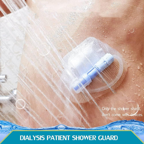 Waterproof Stretch Adhesive Bandage PD Dialysis Catheter Shower Cover, Wound Shields for Picc Line (Pack of 50)