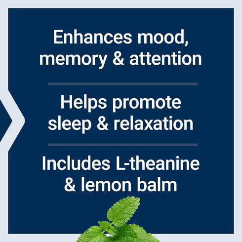 Life Extension Enhanced Stress Relief, Lemon Balm Extract, L-theanine, Gluten-Free, 30 Capsules