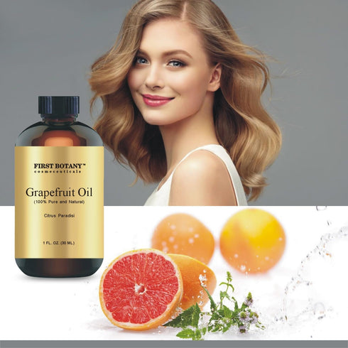 100% Pure Essential Oil 1 fl oz - Premium Oil for Aromatherapy, Massage & Household Uses (Grapefruit)