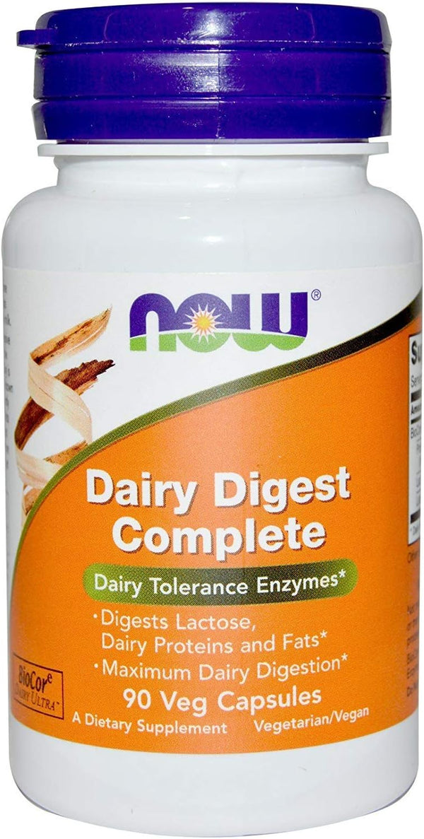 Now Foods Dairy Digest Complete, 180 Count (90 Count X 2 Pack)