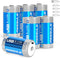 messule Rechargeable Lithium D Batteries with 4 in 1 USB-C Charge Cable,6 Pack