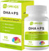 DHA & Omega Softgels for Adults - with Phosphatidylserine, Walnut Oil & Omega-3 - 90 Softgels