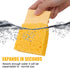 12 Pack Large Cellulose Sponges, Durable Kitchen Dish Sponge for Cleaning, Compressed Packaging, Multi-Use