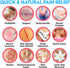 2 PCS Reusable Perineal Cooling Pad, Hemorrhoid and Perineal Ice Packs for Postpartum Pain Relief, Washable Sleeves