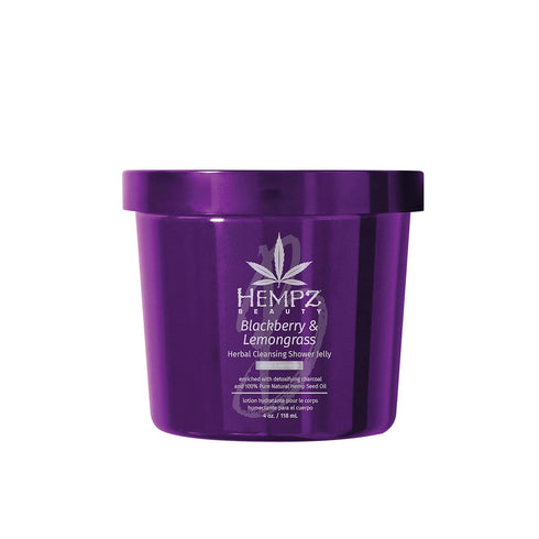 Hempz Herbal Cleansing Shower Jelly Blackberry & Lemongrass, 4 oz.