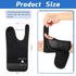 2 Pieces Carpal Tunnel Wrist Braces for Night Wrist Sleep Support Brace Wrist Splint Stabilizer and Hand Brace Cushioned to Help With Carpal Tunnel and Wrist Pain Relief (Black,Classic Style)