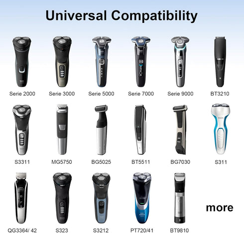 IBERLS for Philips HQ8505 Electric Razor Charger Cord for Phillips Norelco Series 9000 7000 5000 3000 2000 BG7030 BT9810 BT3210 S3311 Shaver Power Cable, Beard Trimmer Adapter (Brush, Ndicator Light) by IBERLS