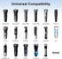IBERLS for Philips HQ8505 Electric Razor Charger Cord for Phillips Norelco Series 9000 7000 5000 3000 2000 BG7030 BT9810 BT3210 S3311 Shaver Power Cable, Beard Trimmer Adapter (Brush, Ndicator Light) by IBERLS
