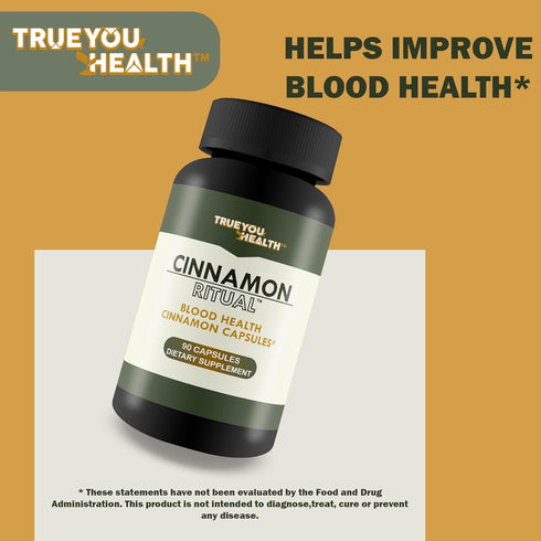 Cinnamon Ritual - Best Cinnamon Supplement for Blood Support - Capsules for Sugar Health & Blood Health