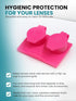 SPORTS WORLD VISION 4PC Flat Flip Top Contact Lens Cases | Colorful Travel Lens Holders with L/R Compartments