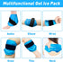 Ankle Ice Pack Wrap for Swelling, Reusable Gel Cold Compress for Foot Pain Relief, Achilles Tendonitis, Sprains