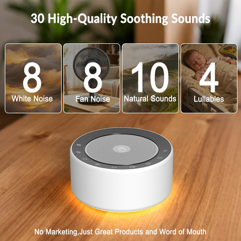 V3 Kipcush White Noise & Baby Night Light Bundle
