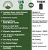 Peak Performance Organic Greens Superfood Powder with 25+ Organic Ingredients for Max Energy & Athletic Performance