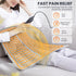 Jubeoyey 6 Settings 33" 17" Heating Pad - Electric Heating Pad for Back Pain and Cramps Relief, Moist Heat Pad