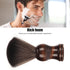 Portable Men Shave Brush, Soft Nylon Shaving Brush with Wood Handle for Shaving