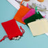 Nydotd 100pcs 2 X 2.8 inch Velvet Cloth Jewelry Pouches, Drawstring Bags for Christmas Candy Gift Bag Pouch, Mixed Color