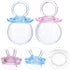 SEWCHICS 24pcs Shower Candy Favor Boxes, Mini Pacifier Treat Containers, Blue Pink Keepsake Boxes for Baptism, Birthday