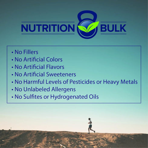 Pea Protein Powder - NutritionBulk.com, Isolate, Unflavored, Dairy-Free, Vegan, Gluten-Free (1 lb)