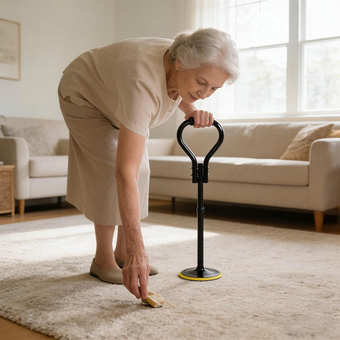 Standing Assist Aid for Seniors - Adjustable Mobility Device to Help Get up from Floor - Stable Support Handle