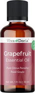 Viva Doria Grapefruit Essential Oil - 100% Pure Natural Undiluted for Aromatherapy | Food Grade, 30 mL