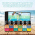 Summer Set 6 Summer 6x10ML Essential Oil - Unique Fruit and Scents for Diffusers, Aromatherapy, Massage, Soap Making