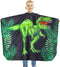 Kids Haircut Cape Waterproof Barber Cape Cover, Dinosaur Hair Cutting Cape for Boys with Adjustable Snap Closure