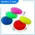 Uiifan 50 Pcs Plastic Dish Scrubbers for Dishes Nylon Dish Scrubber Plastic Pot Round Scrubber Scouring Pad Mesh Scouring Dish Pads Non Scratch Scrubbers for Kitchen Household Cleaning, 5 Colors