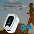 Adult Pulse Oximeter with Large LED Screen, Accurate Heart Rate Meter, Carry Lanyard and Bag - Silver