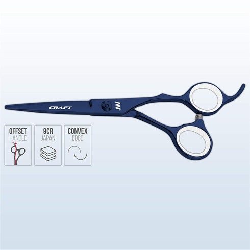 JW Professional Shears CRX Series - Barber & Hair Cutting Stainless Steel Scissors/Shears