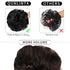 Messy Bun Hair Piece - Thick Updo Scrunchies Hair Extensions for Women Girls, Medium Brown