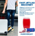 Jet Lag Relief Tablets, Berry-Flavored Effervescent Multivitamin with Pycnogenol, Travel Supplement for Hydration &