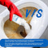 7Pcs Upgrade Pumice Stone Toilet Bowl Cleaning Brush Set with Long Gloves, Crevice Brush for Hard Water Stain Cleaning