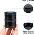 Metal Pill Box 2 Times a Day, Portable Daily 2 Compartment Pill Case, Waterproof Travel Aluminum Pill Holder for Fish